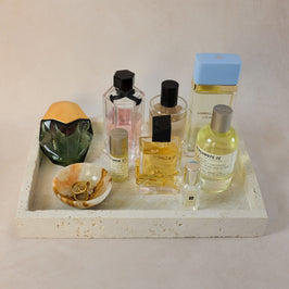 Classic Vanity Tray - Rectangular - Travertine