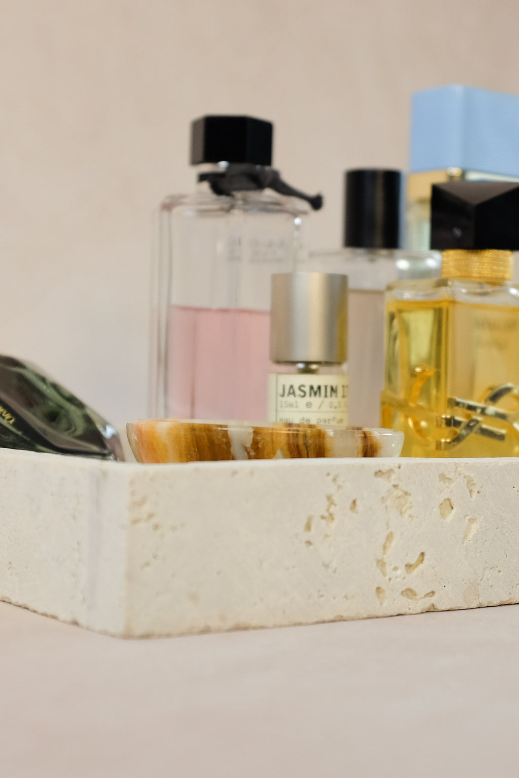 Classic Vanity Tray - Rectangular - Travertine