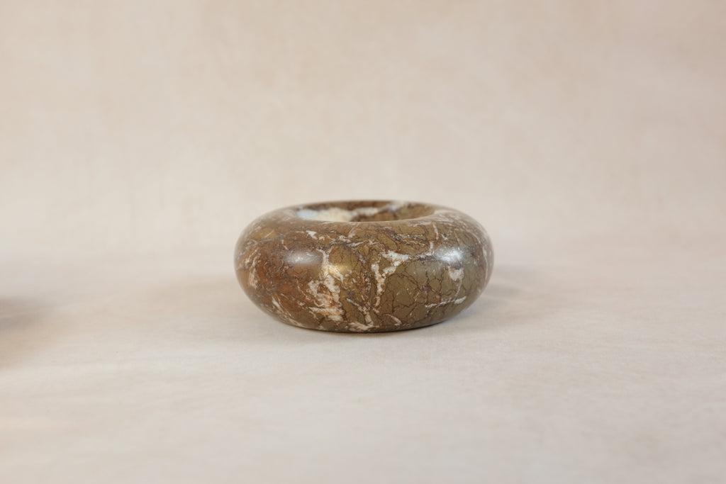 Donut Jewelry Dish - Dark Marina Pink Marble