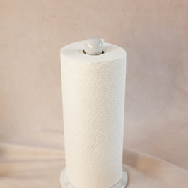 Paper Towel Holder - White - Ziarat Marble