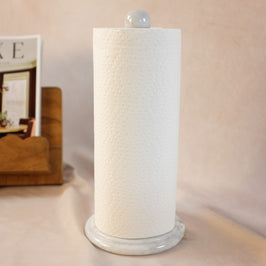 Paper Towel Holder - White - Ziarat Marble