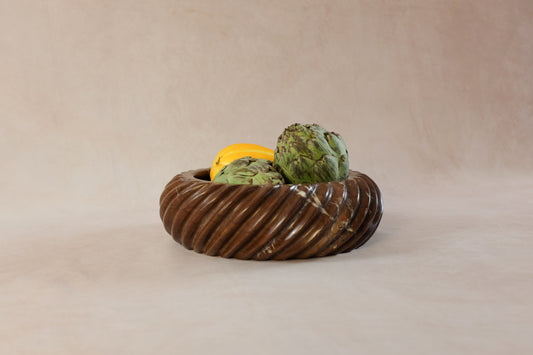 Bespoke Swirl Chocolate Bowl - Marble - Product in use