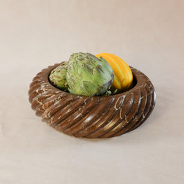 Bespoke Swirl Chocolate Bowl - Marble - Product in use