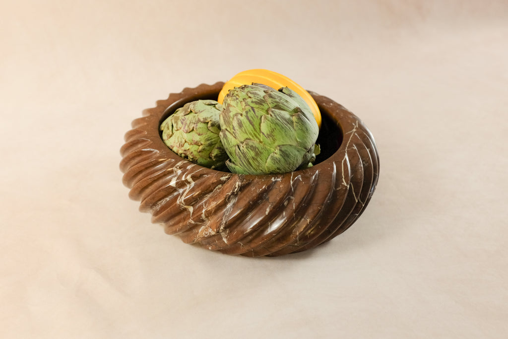 Bespoke Swirl Chocolate Bowl - Marble - lifestyle display