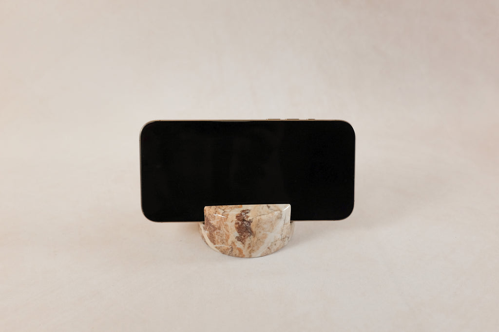 Mobile Phone Holder -  Marina Pink - Marble - Phone Stand