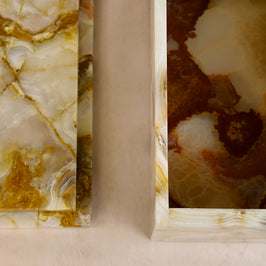 Onyx Storage Box - Detail of the handcrafted finish
