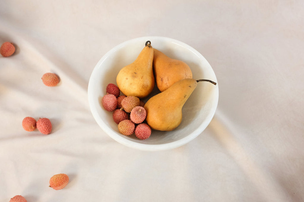 Classic Bowl - Sunny Gray Marble - Large - Product in use