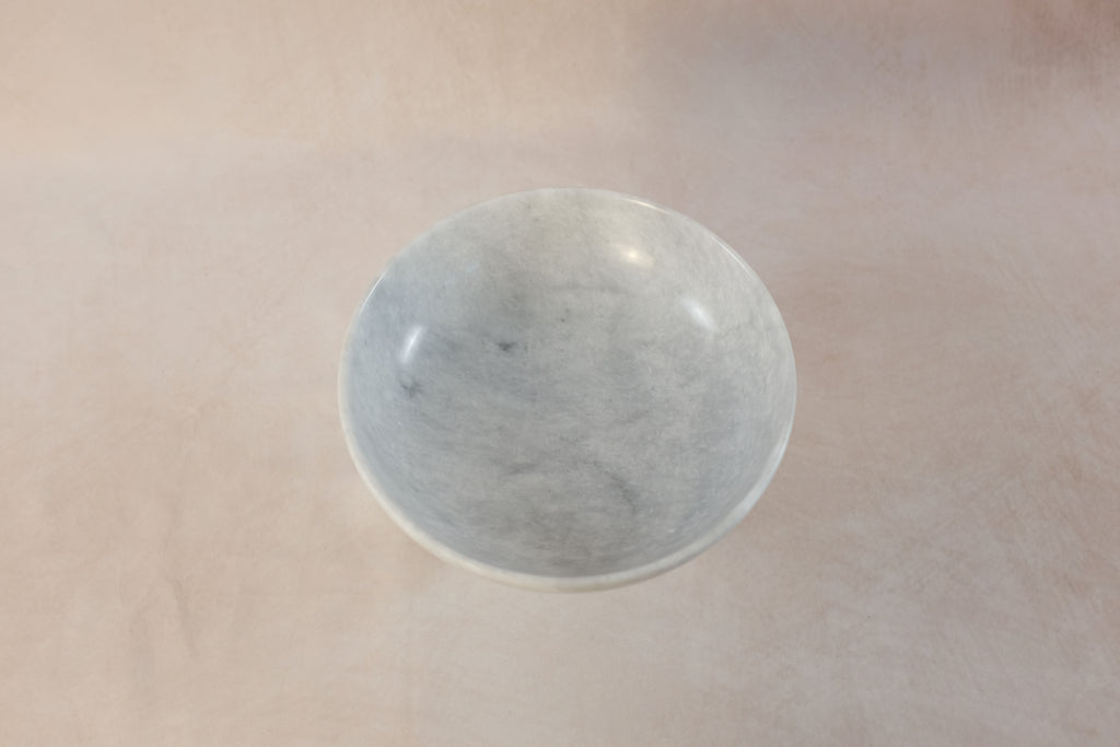 Statement Raised Arched Bowl - Marble - Sunny Gray