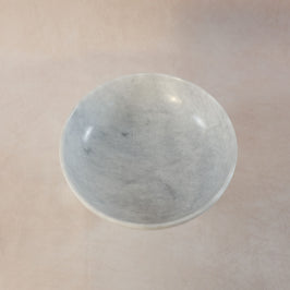 Statement Raised Arched Bowl - Marble - Sunny Gray