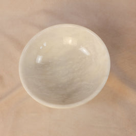Classic Bowl - Sunny Gray Marble - Large - Top view