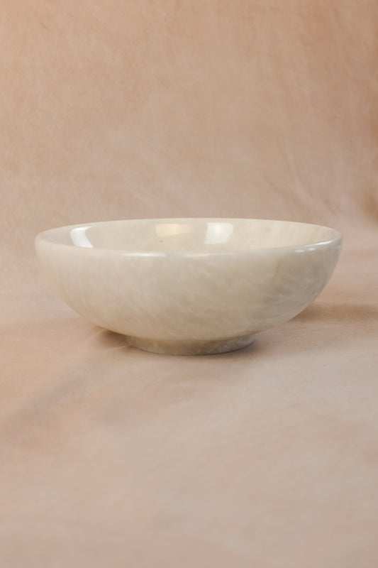 Classic Bowl - Sunny Gray Marble - Large