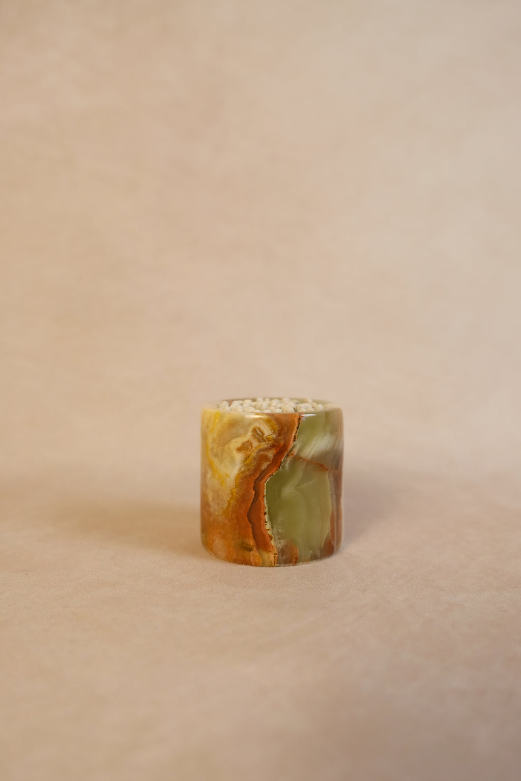 Onyx Matchstick Holder -  Front view