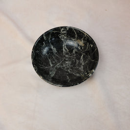 Classic Large Bowl in Black Zebra - Marble