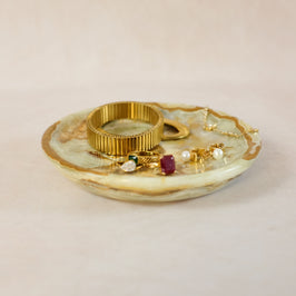 Trinket Plate / Dish - Onyx- Multi