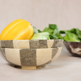 Classic Checkered Bowl - Large