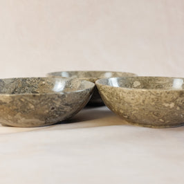 Oceanic Stone Serving Bowl – Large