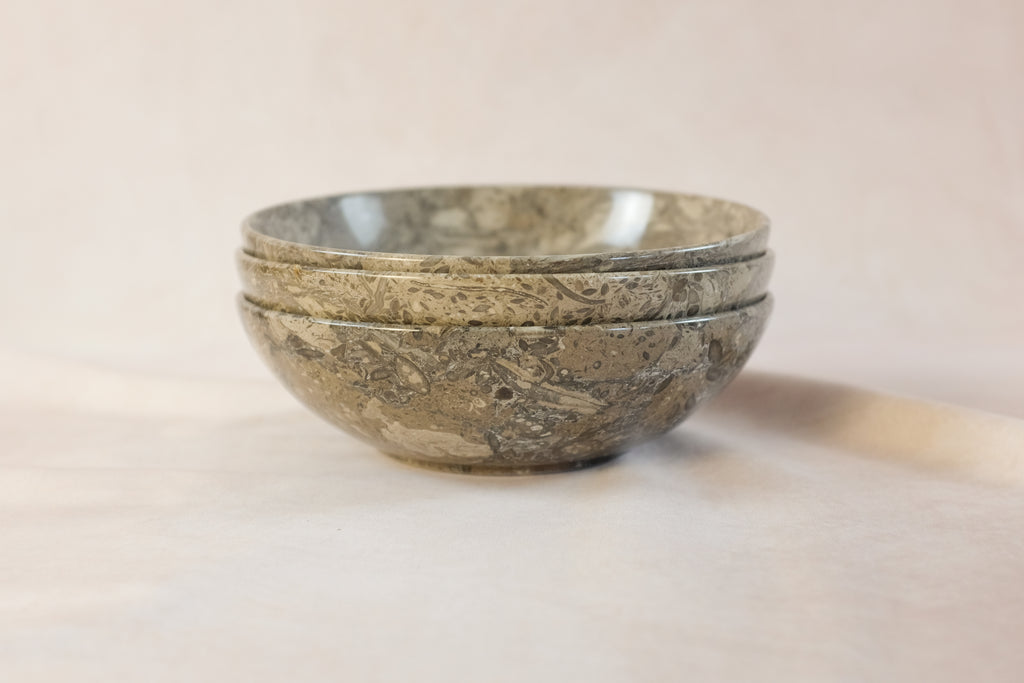 Oceanic Stone Serving Bowl – Large