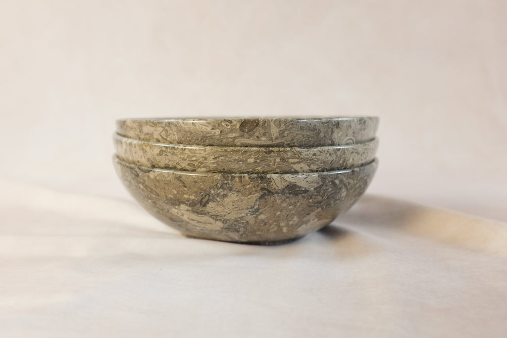 Oceanic Stone Serving Bowl – Large