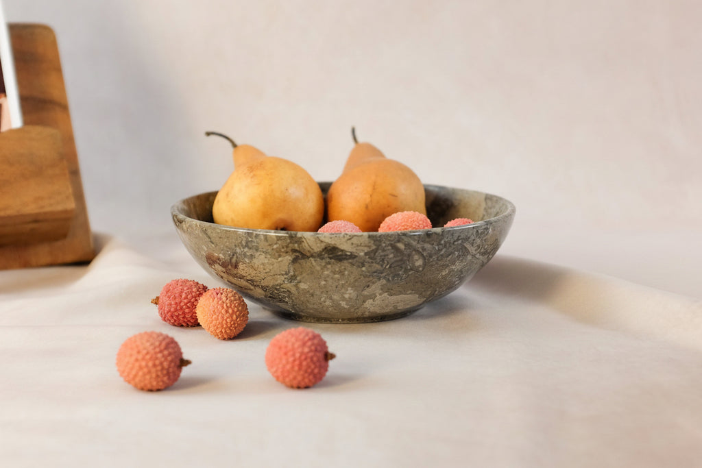 Oceanic Stone Serving Bowl – Large