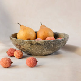 Oceanic Stone Serving Bowl – Large