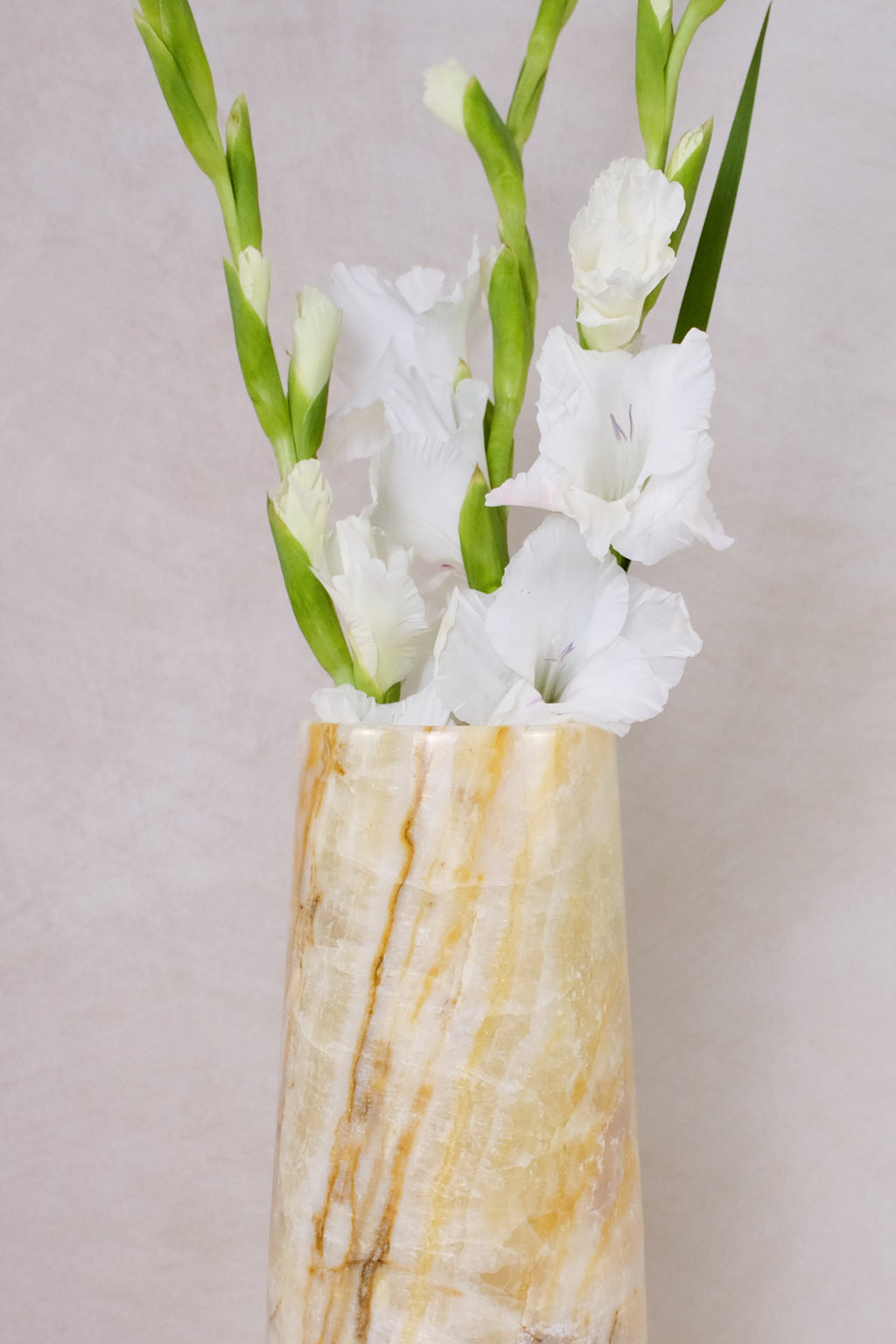 Brown Marble Vase - Product in use