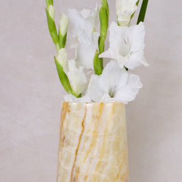 Brown Marble Vase - Product in use