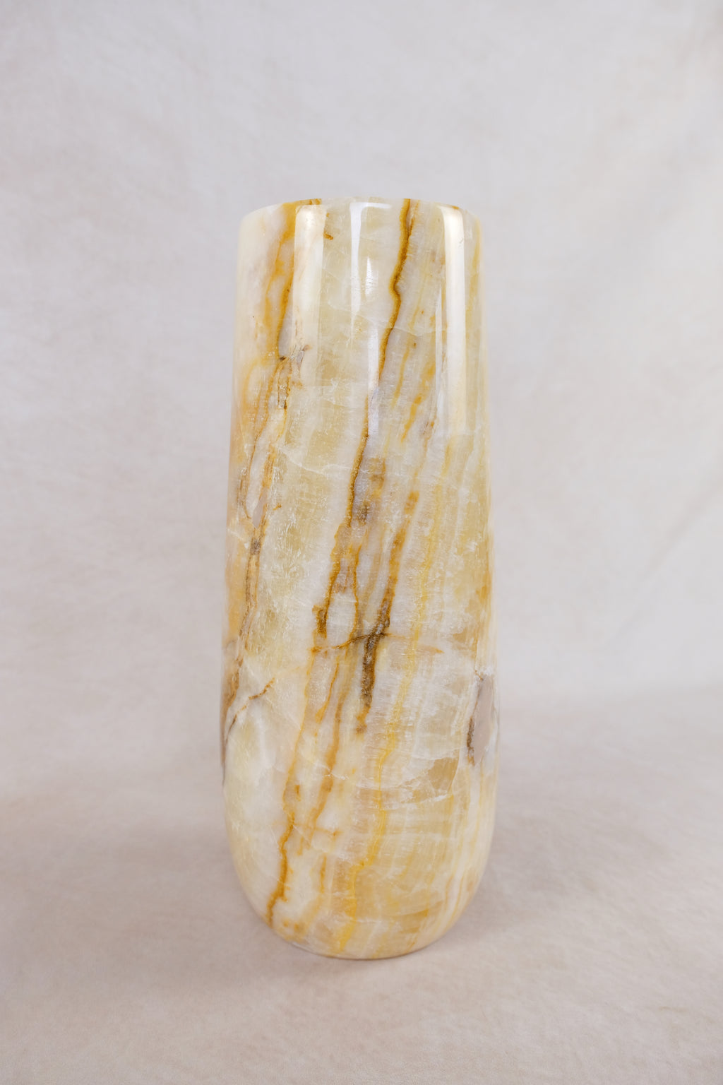 Brown Marble Vase - Front view