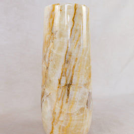 Brown Marble Vase - Front view