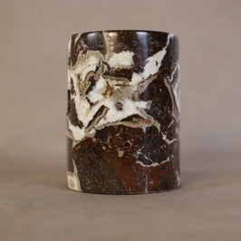Red Marble Sponge Holder - Natural marble veining