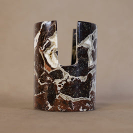 Red Marble Sponge Holder - Side view