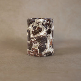 Red Marble Sponge Holder - Unique stone veining