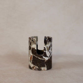 Red Marble Sponge Holder - Front view