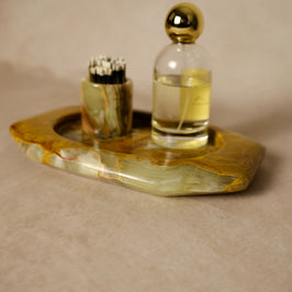 Onyx Banded Tray - Home décor inspiration