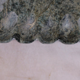 Green Marble Pebbled Edge Tray - texture detail