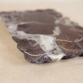 Red Marble Pebbled Edge Tray - close-up detail