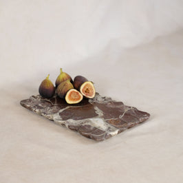 Red Marble Pebbled Edge Tray - Product in use