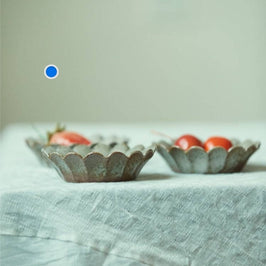 Scallop Ceramic Stoneware Pot