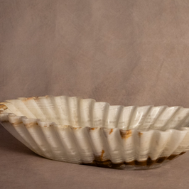 Heirloom Fluted Bowl - Light Green Onyx - Medium