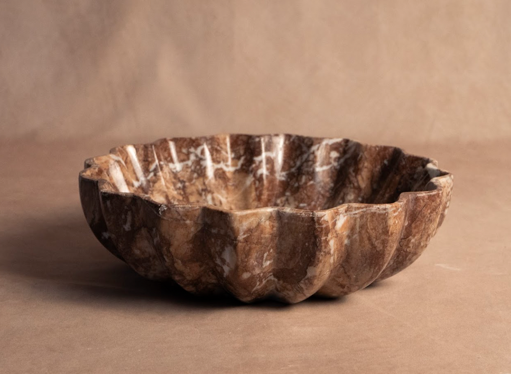 Fluted Bowl - Marina Pink