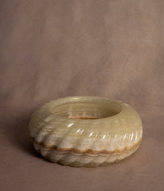 Swirl Onyx Bowl - Marble