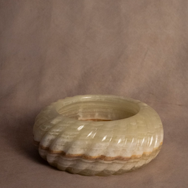 Signature Swirl Onyx Bowl - Multi Green Onyx