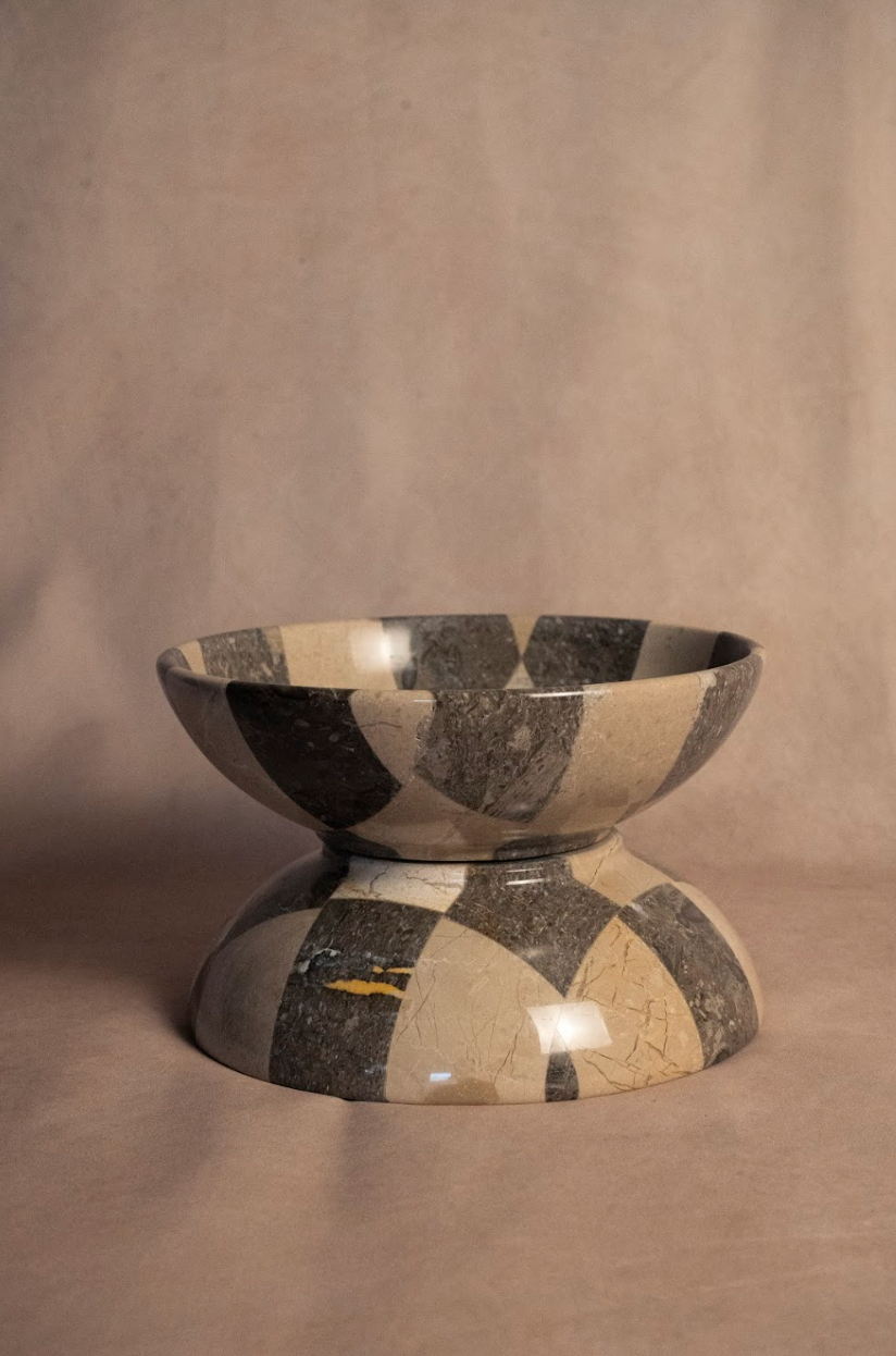 Classic Checkered Bowl - Large