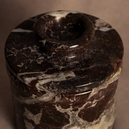 Butter Keeper - Red Zebra- Marble