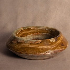 Bespoke Angled Bowl - Onyx