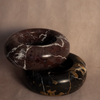 Donut Bowl - Red Zebra - Marble