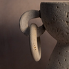 Vase With Rings - Travertine
