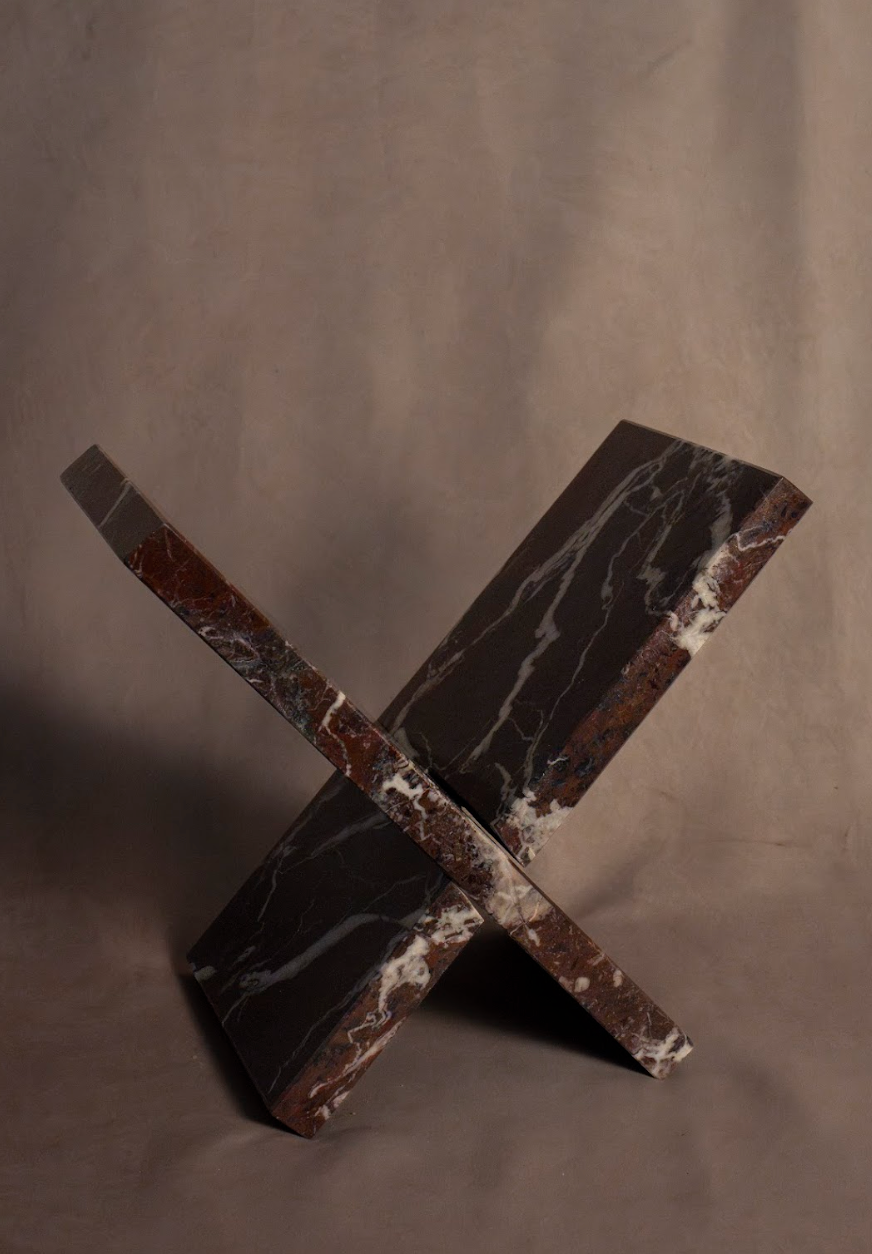 Bookstand - Red Zebra - Marble