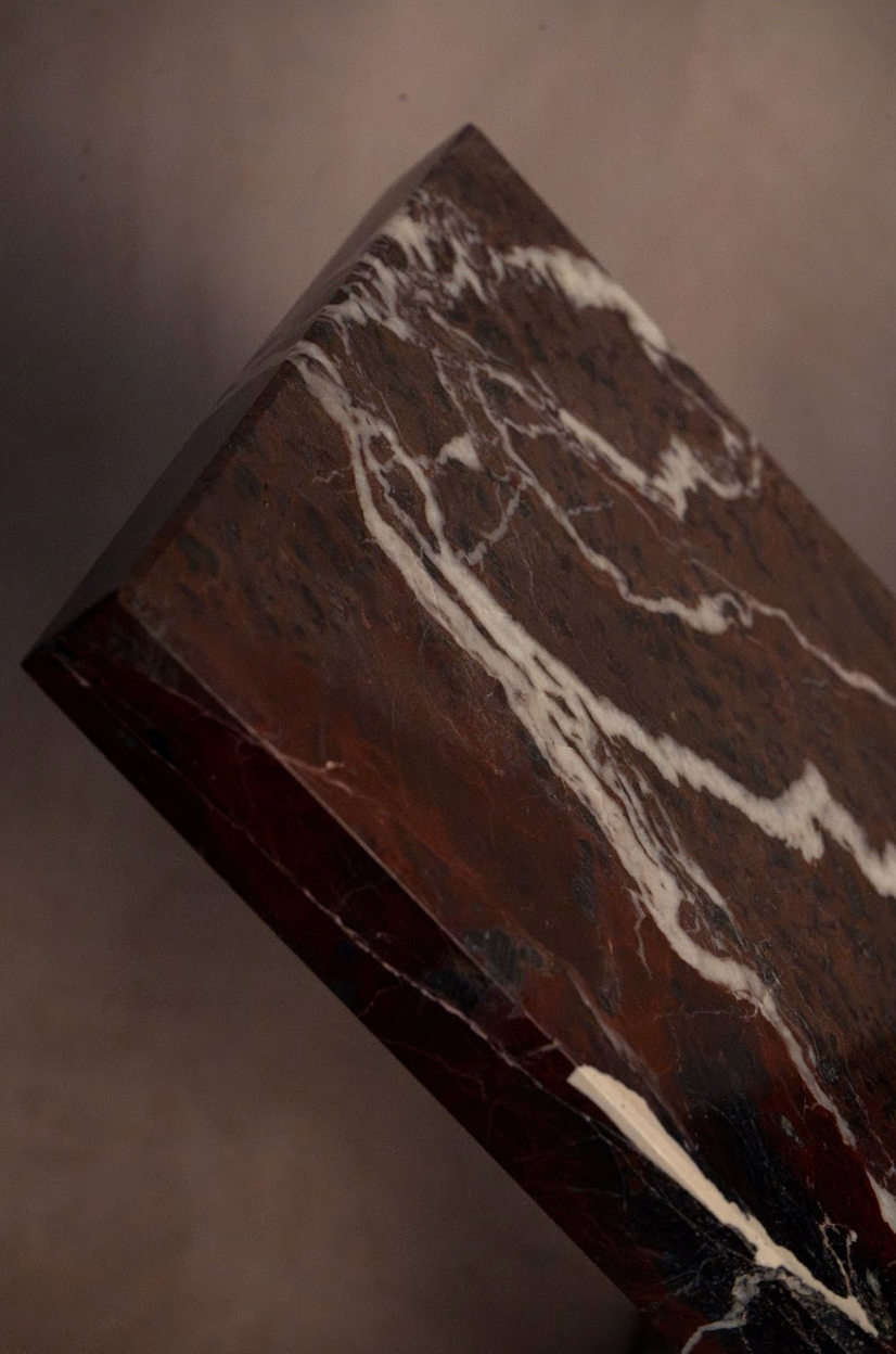 Bookstand - Red Zebra - Marble