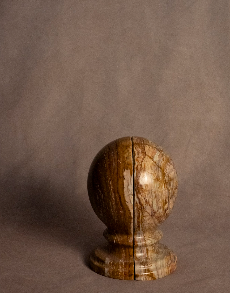 Bespoke Globe Bookend - Onyx