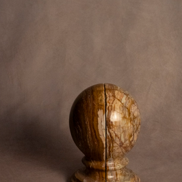 Bespoke Globe Bookend - Onyx